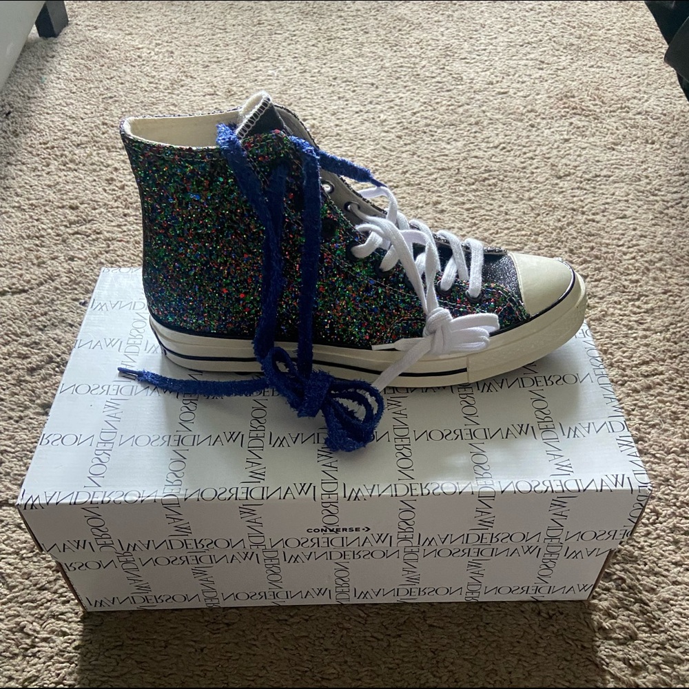 ✨NWT LIMITED EDITION JW ANDERSON GLITTER CONVERSE✨